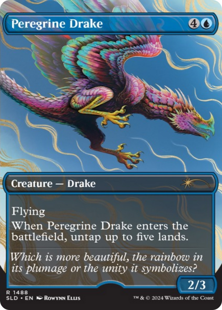 Peregrine Drake (Rainbow Foil) [Secret Lair Drop Series] | The CG Realm