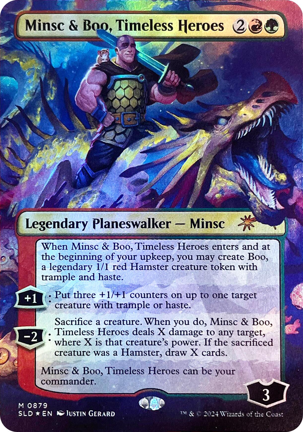 Minsc & Boo, Timeless Heroes (Rainbow Foil) [Secret Lair Drop Series] | The CG Realm