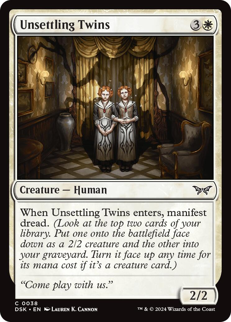 Unsettling Twins [Duskmourn: House of Horror] | The CG Realm