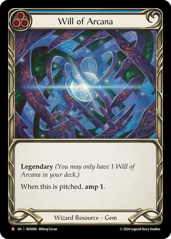 Will of Arcana [ROS000] (Rosetta)  Cold Foil | The CG Realm