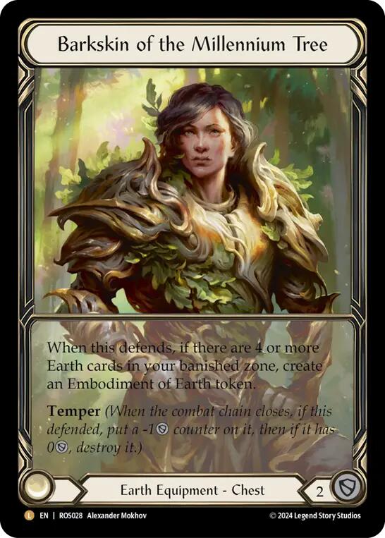 Barkskin of the Millennium Tree (Extended Art) [ROS028] (Rosetta)  Cold Foil | The CG Realm