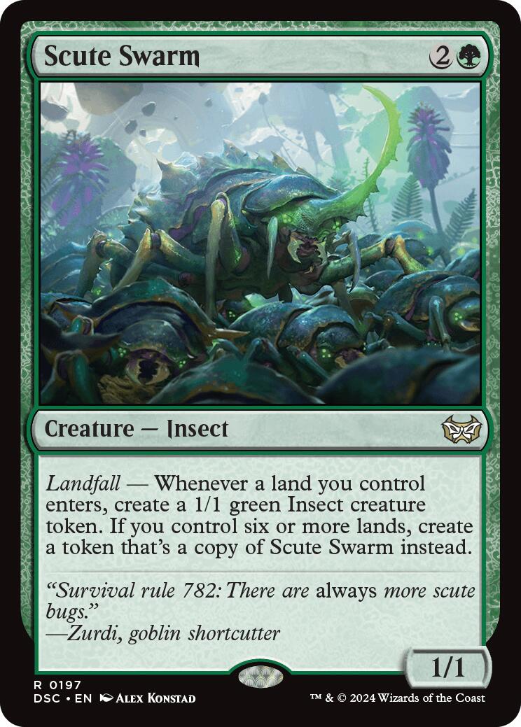 Scute Swarm [Duskmourn: House of Horror Commander] | The CG Realm