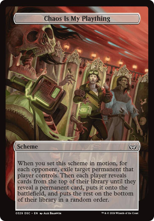 Chaos is My Plaything (Full Art) (A:DSC-329) - Duskmourn: House of Horror Commander