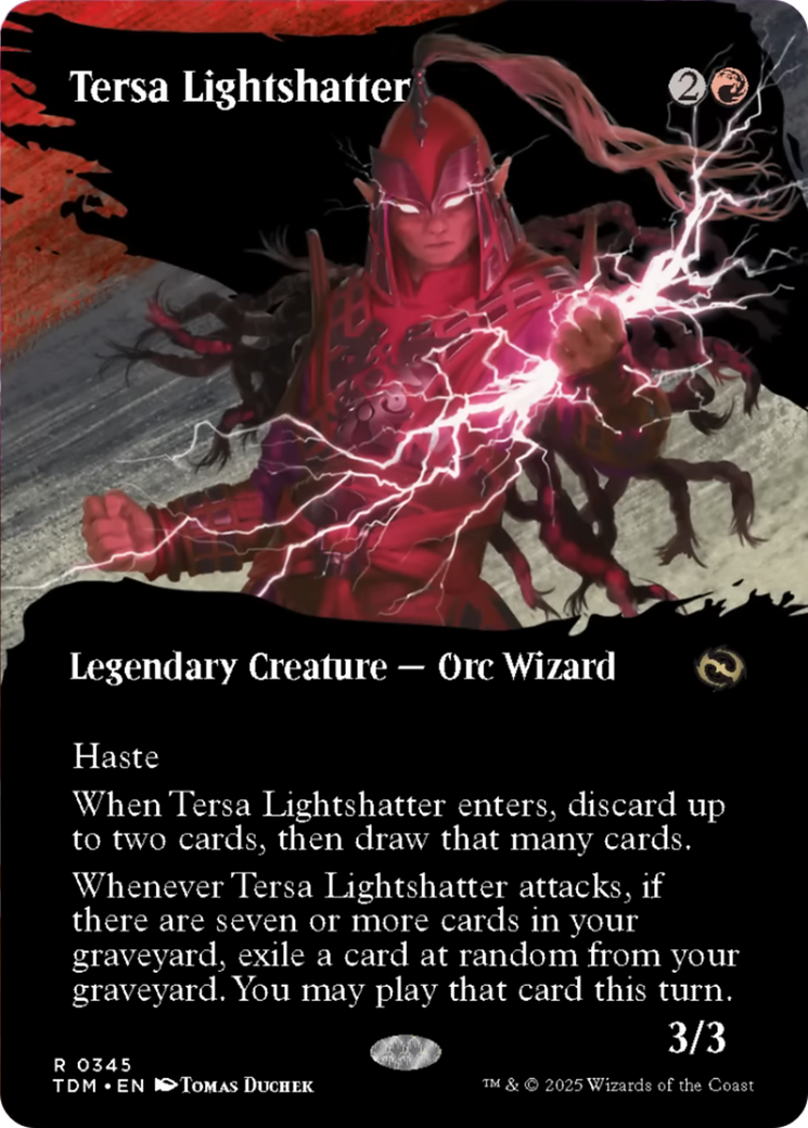 Tersa Lightshatter (Borderless) [Tarkir: Dragonstorm] | The CG Realm