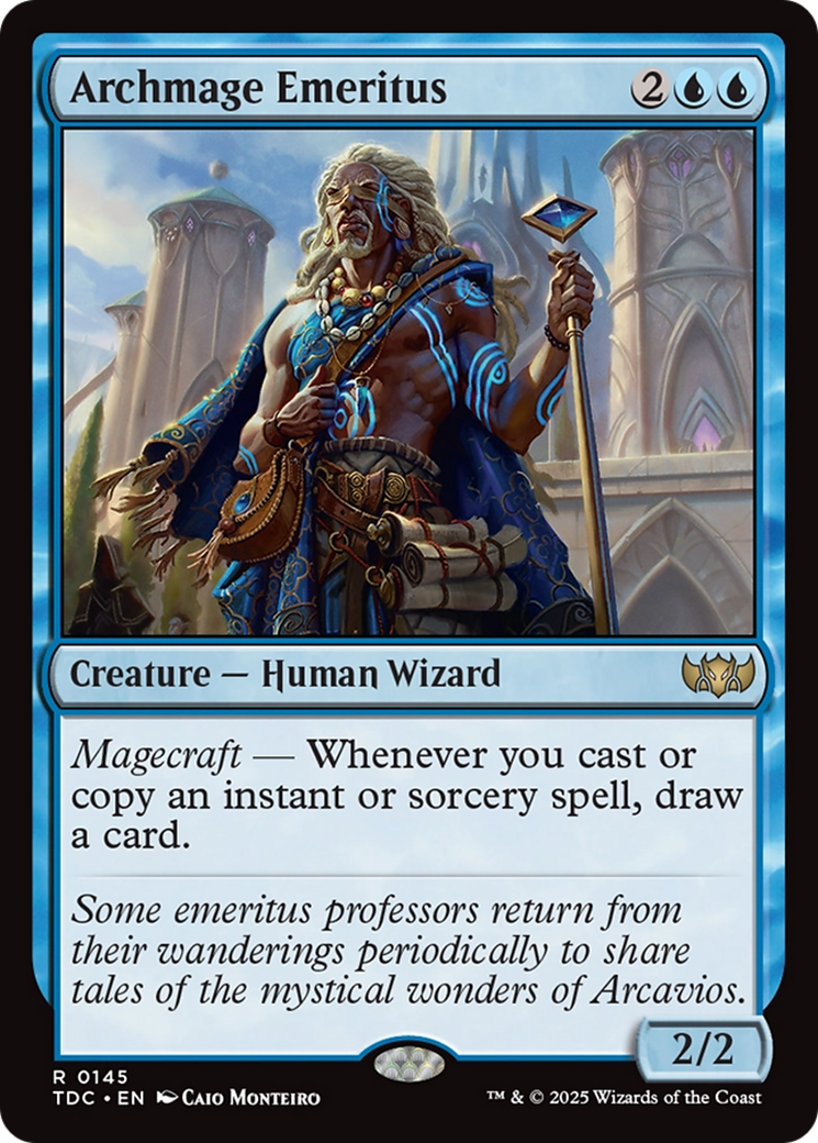 Archmage Emeritus [Tarkir: Dragonstorm Commander] | The CG Realm