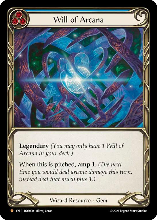 Will of Arcana [ROS000] (Rosetta)  Rainbow Foil | The CG Realm