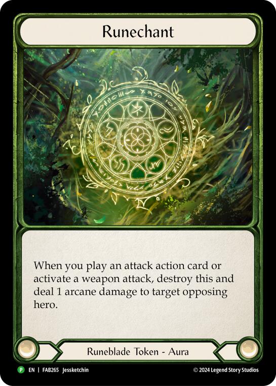 Runechant (Earth) [FAB265] (Promo)  Rainbow Foil | The CG Realm