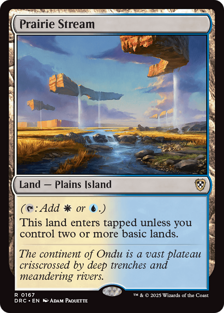 Prairie Stream [Aetherdrift Commander] | The CG Realm