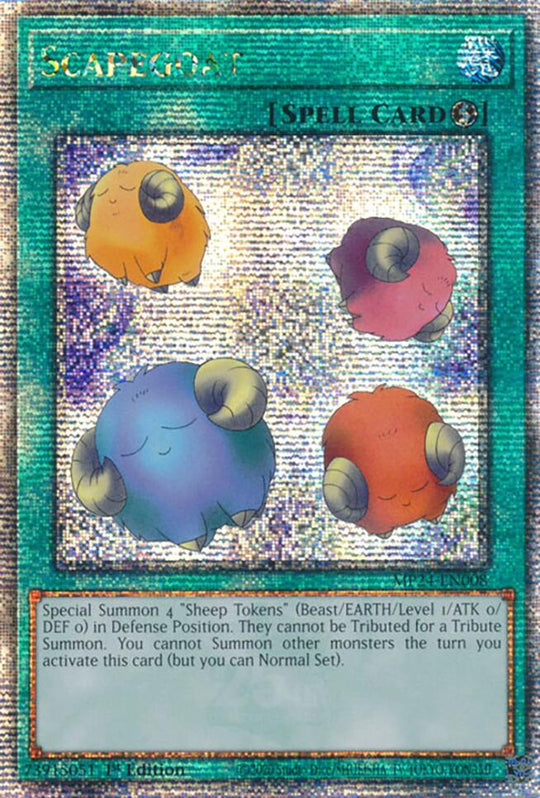 Scapegoat (Quarter Century Secret Rare) (MP24-EN008) - 25th Anniversary Tin: Dueling Mirrors 1st Edition