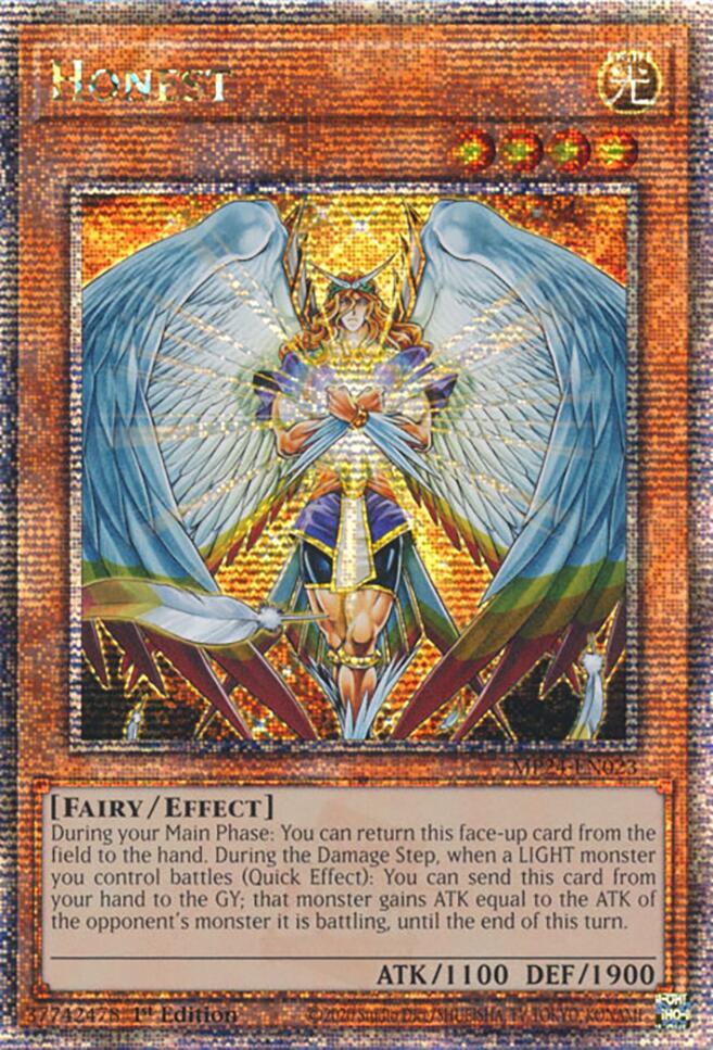 Honest (Quarter Century Secret Rare) (MP24-EN023) - 25th Anniversary Tin: Dueling Mirrors 1st Edition