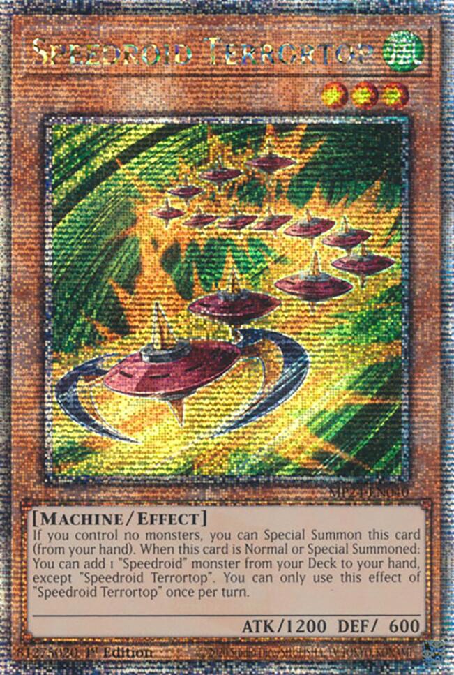 Speedroid Terrortop (Quarter Century Secret Rare) (MP24-EN040) - 25th Anniversary Tin: Dueling Mirrors 1st Edition