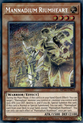 Mannadium Riumheart [MP24-EN079] Prismatic Secret Rare | The CG Realm