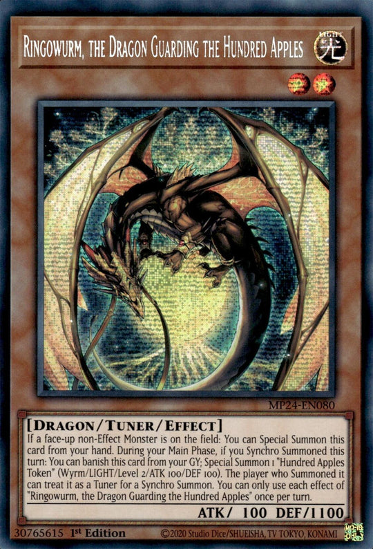 Ringowurm, the Dragon Guarding the Hundred Apples (MP24-EN080) - 25th Anniversary Tin: Dueling Mirrors 1st Edition