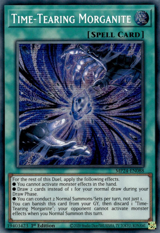 Time-Tearing Morganite (MP24-EN088) - 25th Anniversary Tin: Dueling Mirrors 1st Edition