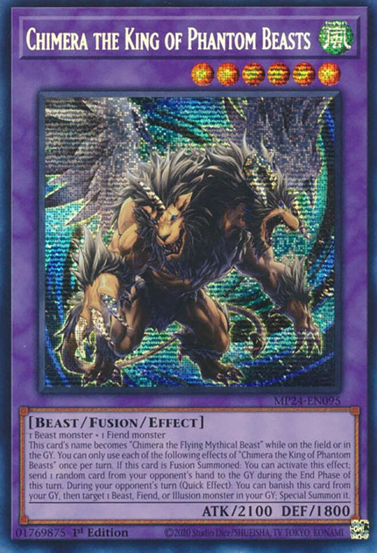 Chimera the King of Phantom Beasts (MP24-EN095) - 25th Anniversary Tin: Dueling Mirrors 1st Edition
