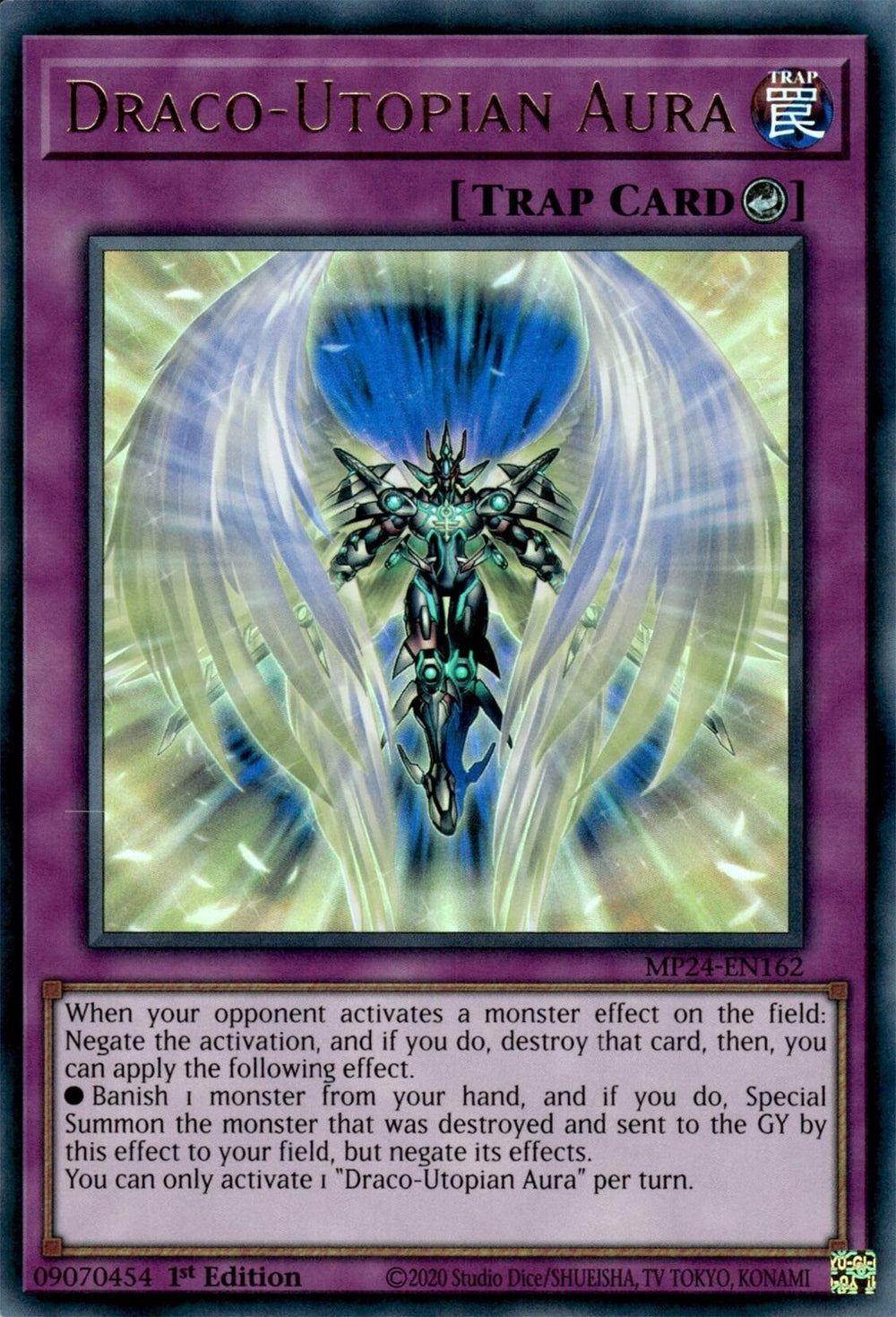 Draco-Utopian Aura (MP24-EN162) - 25th Anniversary Tin: Dueling Mirrors 1st Edition
