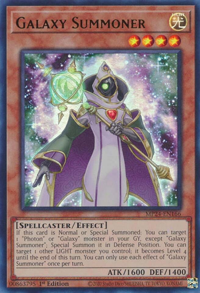 Galaxy Summoner [MP24-EN166] Ultra Rare | The CG Realm