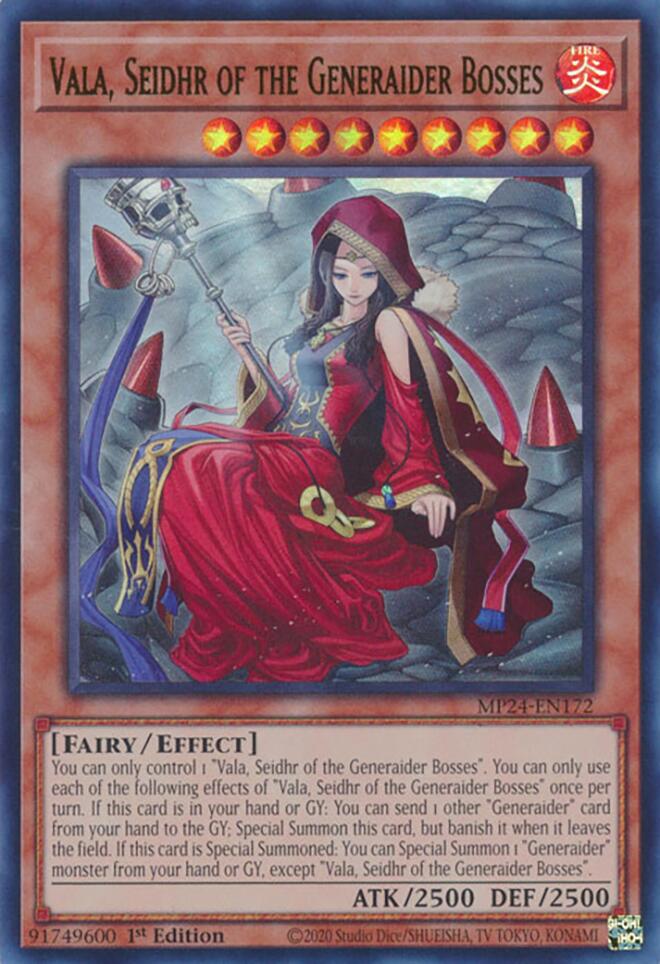 Vala, Seidhr of the Generaider Bosses (MP24-EN172) - 25th Anniversary Tin: Dueling Mirrors 1st Edition