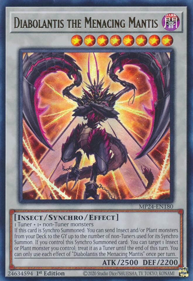 Diabolantis the Menacing Mantis [MP24-EN180] Ultra Rare | The CG Realm