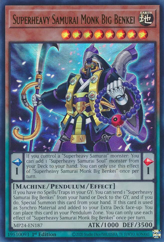 Superheavy Samurai Monk Big Benkei (MP24-EN187) - 25th Anniversary Tin: Dueling Mirrors 1st Edition