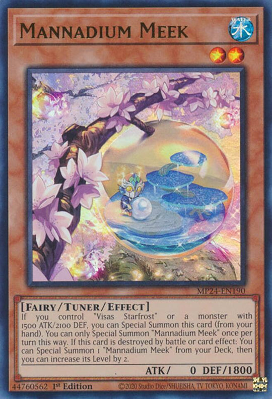 Mannadium Meek (MP24-EN190) - 25th Anniversary Tin: Dueling Mirrors 1st Edition
