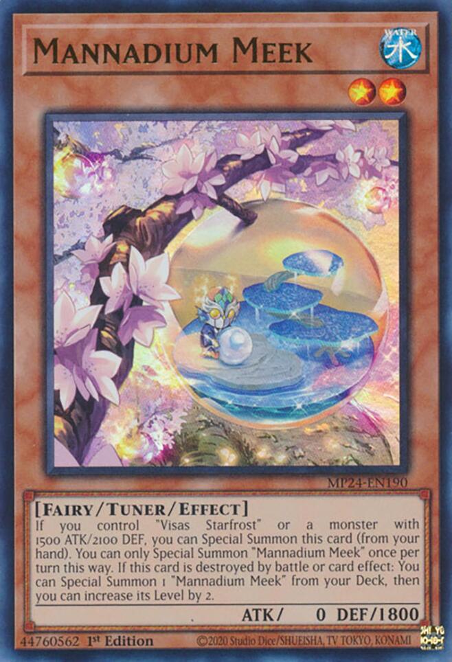Mannadium Meek [MP24-EN190] Ultra Rare | The CG Realm