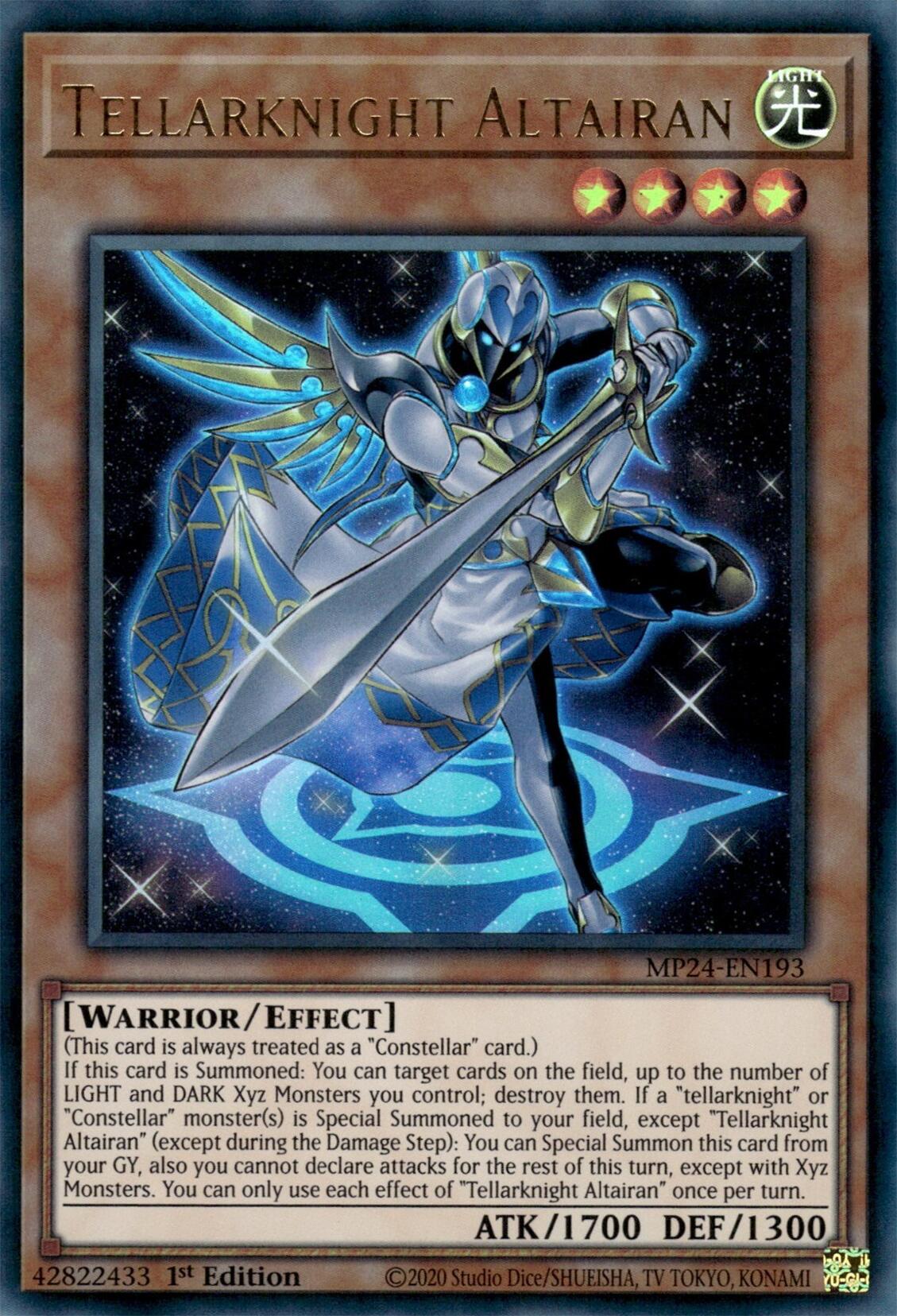 Tellarknight Altairan [MP24-EN193] Ultra Rare | The CG Realm