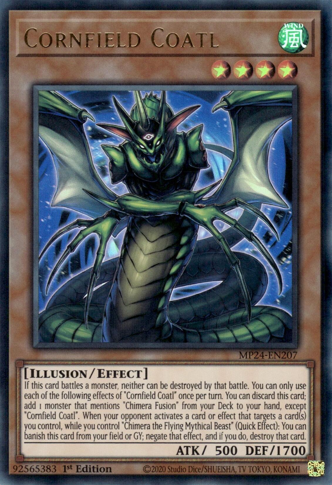 Cornfield Coatl [MP24-EN207] Ultra Rare | The CG Realm