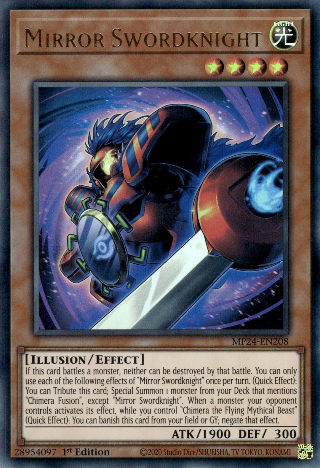 Mirror Swordknight (MP24-EN208) - 25th Anniversary Tin: Dueling Mirrors 1st Edition