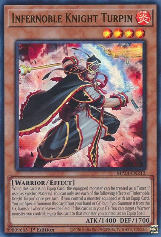 Infernoble Knight Turpin (MP24-EN212) - 25th Anniversary Tin: Dueling Mirrors 1st Edition