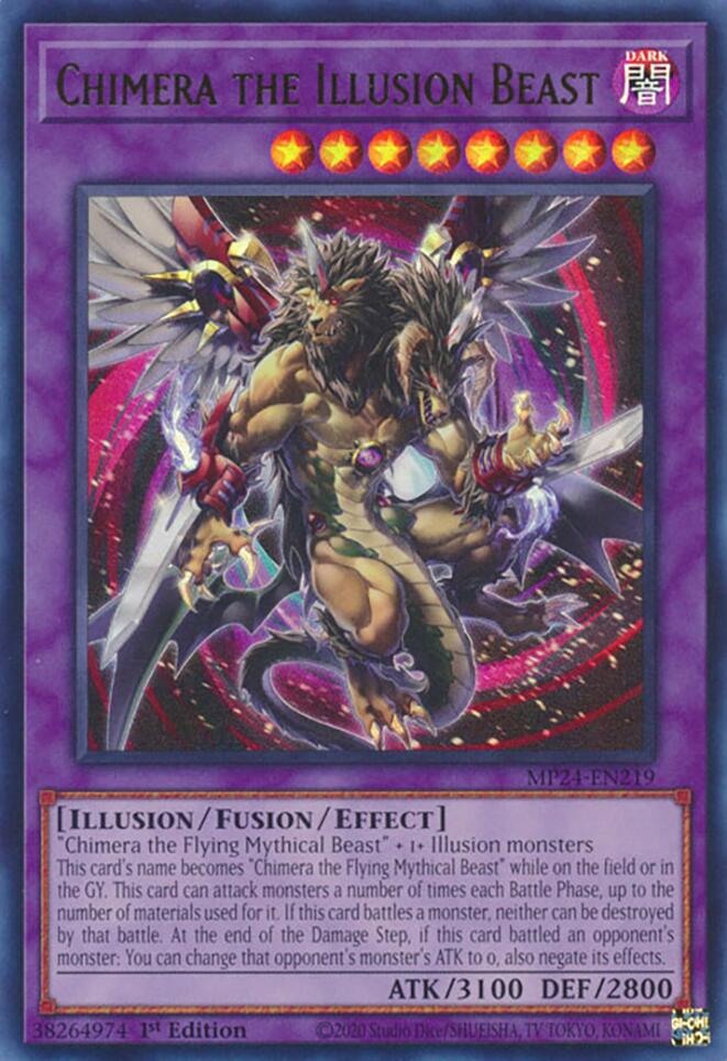 Chimera the Illusion Beast (MP24-EN219) - 25th Anniversary Tin: Dueling Mirrors 1st Edition