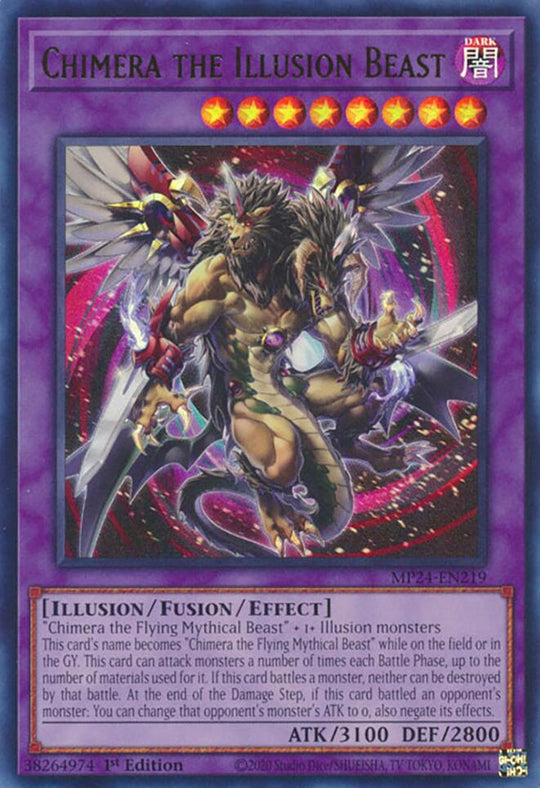Chimera the Illusion Beast (MP24-EN219) - 25th Anniversary Tin: Dueling Mirrors 1st Edition
