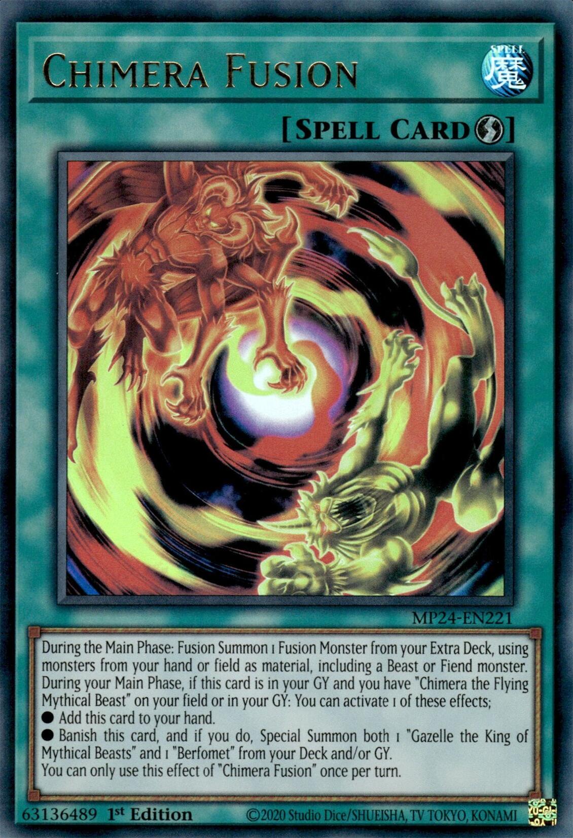 Chimera Fusion [MP24-EN221] Ultra Rare | The CG Realm