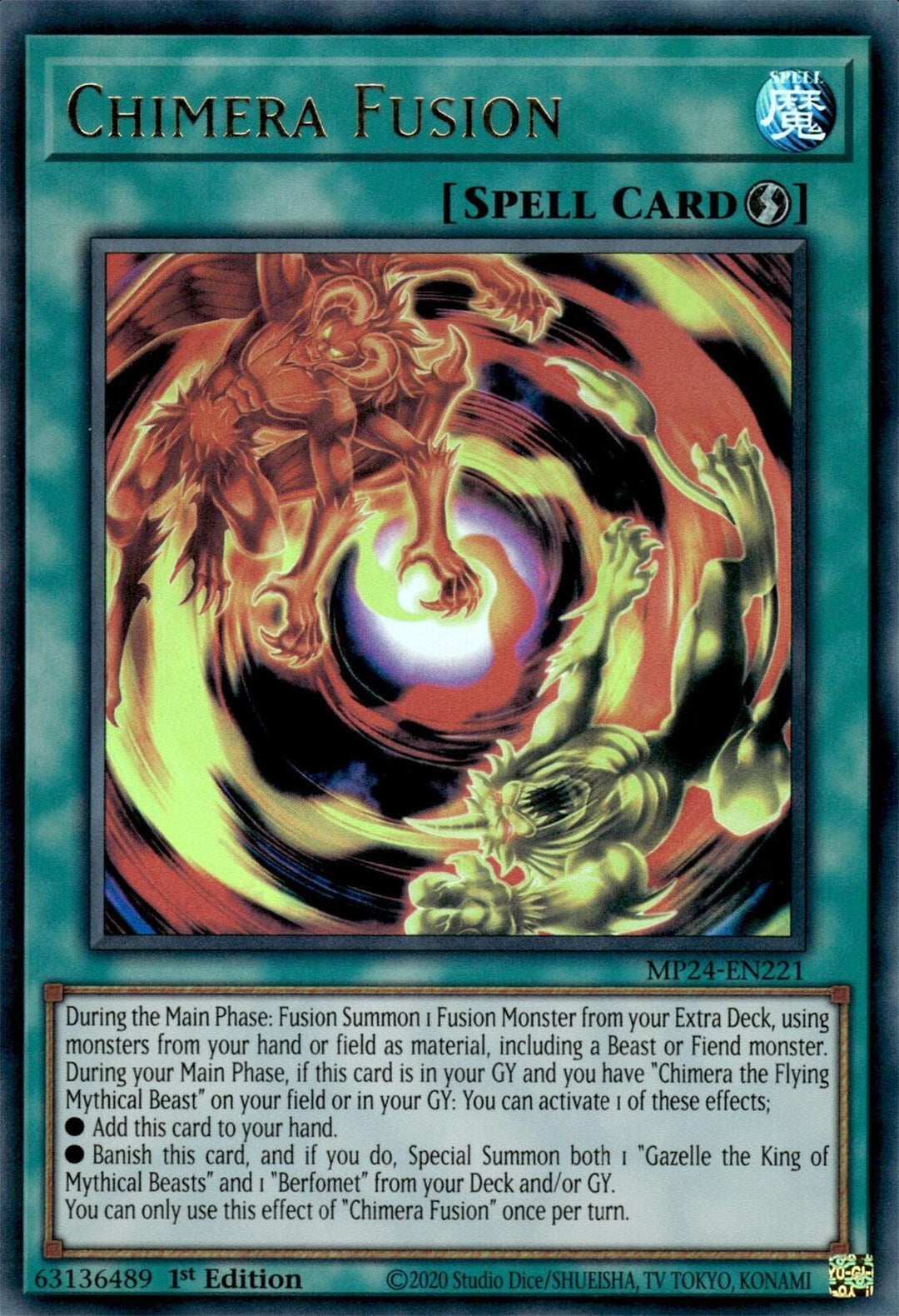 Chimera Fusion (MP24-EN221) - 25th Anniversary Tin: Dueling Mirrors 1st Edition