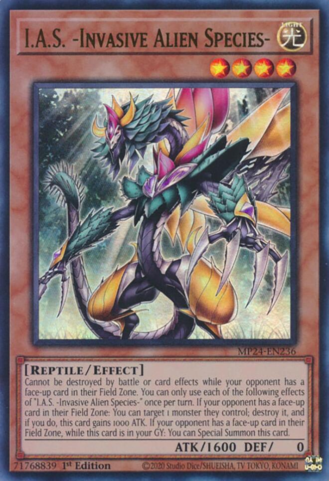 I.A.S. -Invasive Alien Species- [MP24-EN236] Ultra Rare | The CG Realm