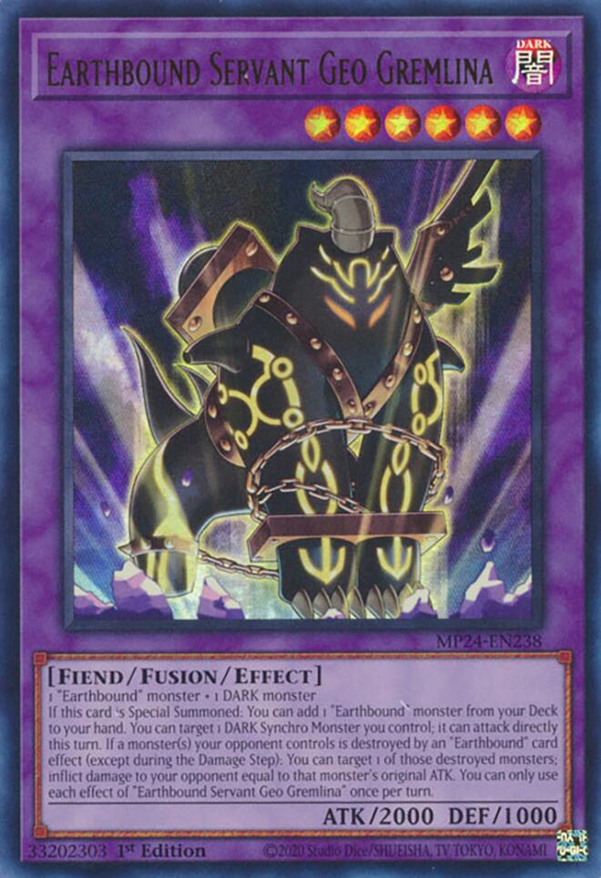 Earthbound Servant Geo Gremlina [MP24-EN238] Ultra Rare | The CG Realm