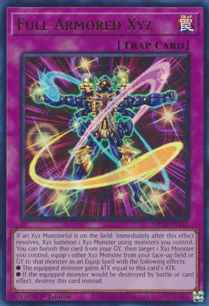 Full-Armored Xyz (MP24-EN241) - 25th Anniversary Tin: Dueling Mirrors 1st Edition