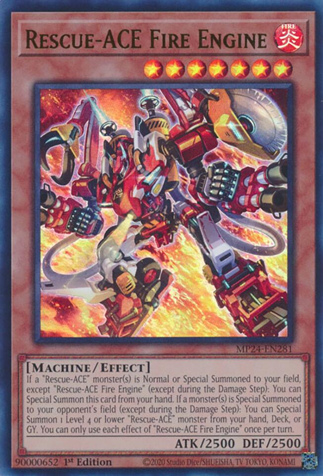 Rescue-ACE Fire Engine [MP24-EN281] Ultra Rare | The CG Realm
