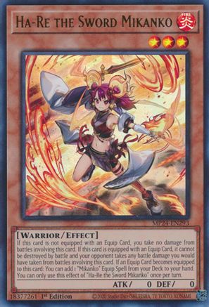 Ha-Re the Sword Mikanko (MP24-EN293) - 25th Anniversary Tin: Dueling Mirrors 1st Edition