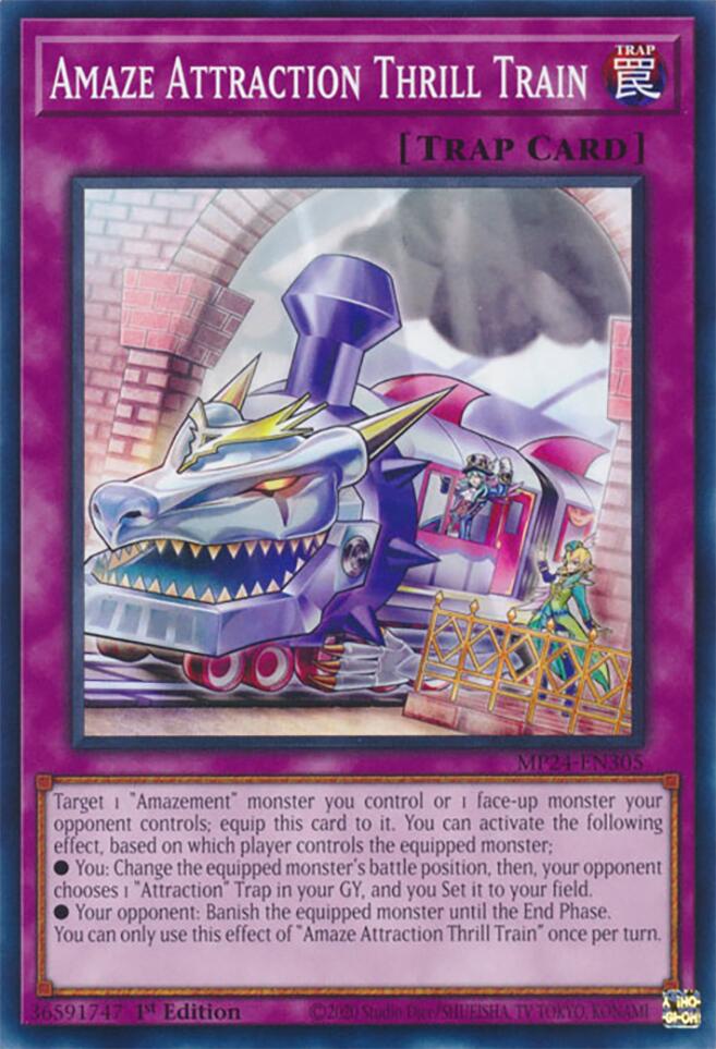 Amaze Attraction Thrill Train (MP24-EN305) - 25th Anniversary Tin: Dueling Mirrors 1st Edition