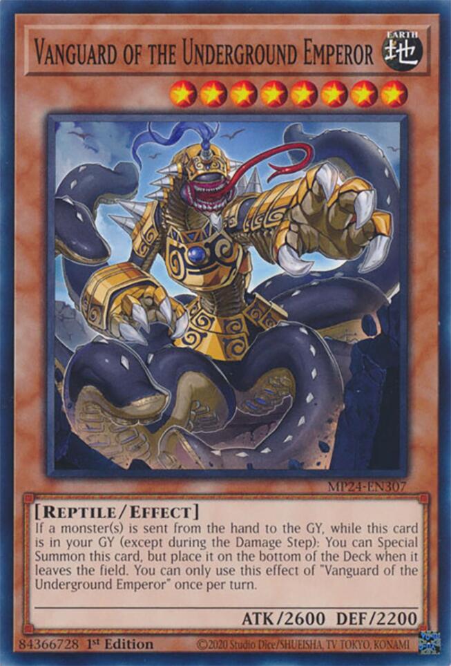 Vanguard of the Underground Emperor [MP24-EN307] Common | The CG Realm