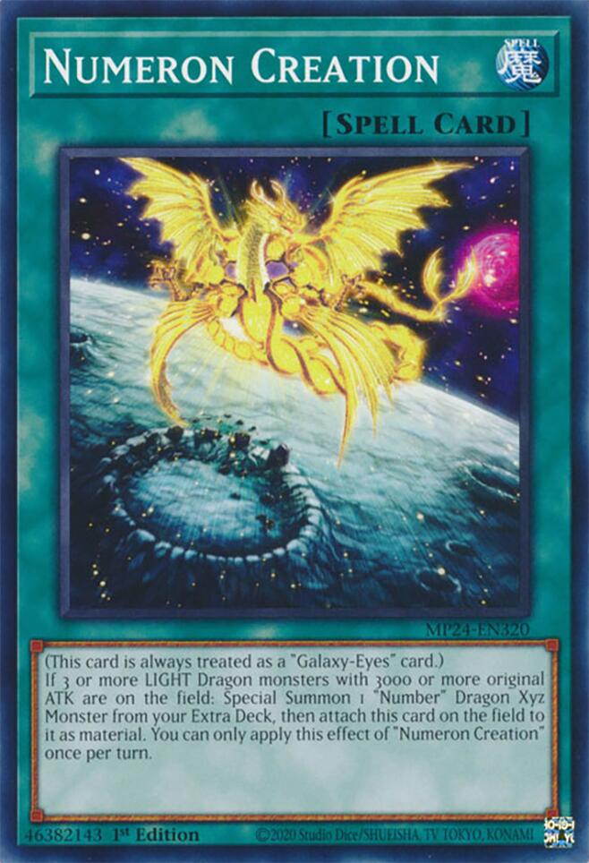Numeron Creation (MP24-EN320) - 25th Anniversary Tin: Dueling Mirrors 1st Edition