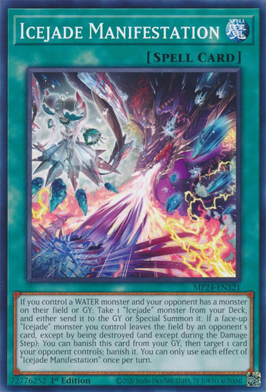 Icejade Manifestation (MP24-EN321) - 25th Anniversary Tin: Dueling Mirrors 1st Edition
