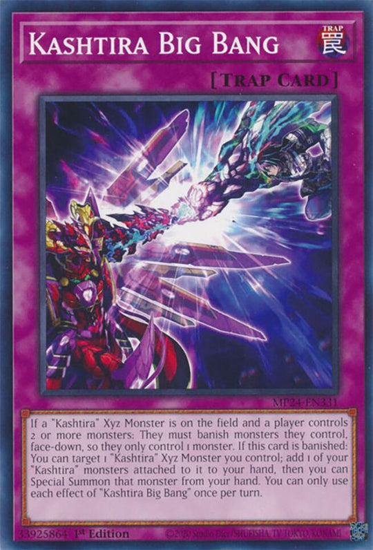 Kashtira Big Bang (MP24-EN331) - 25th Anniversary Tin: Dueling Mirrors 1st Edition