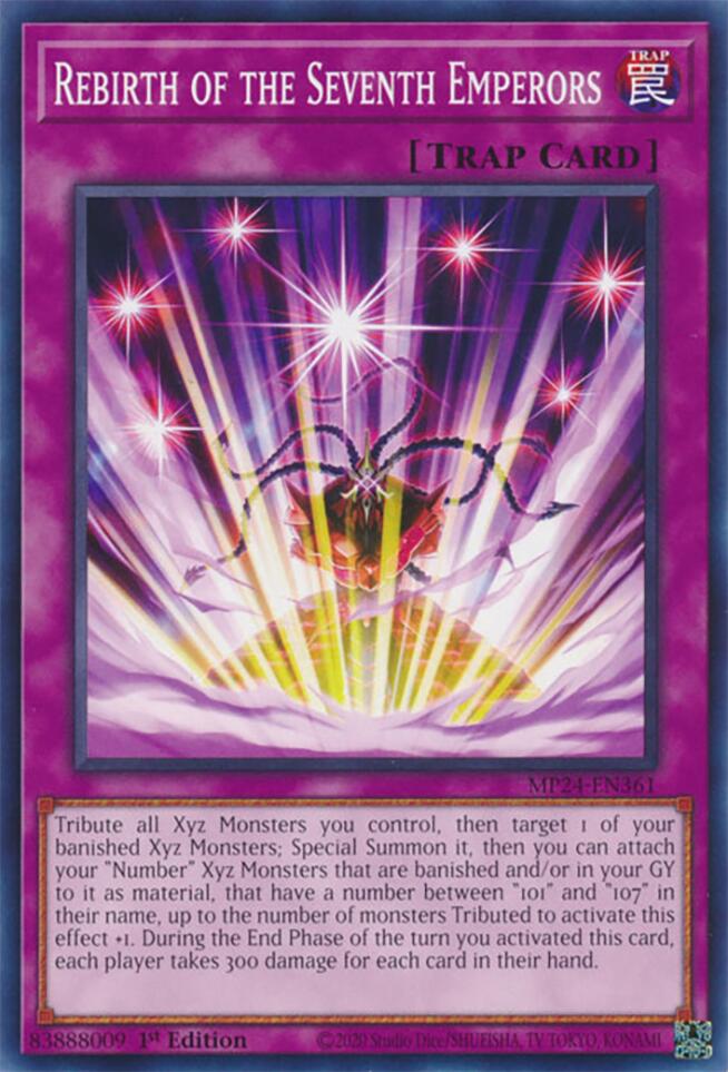 Rebirth of the Seventh Emperors (MP24-EN361) - 25th Anniversary Tin: Dueling Mirrors 1st Edition
