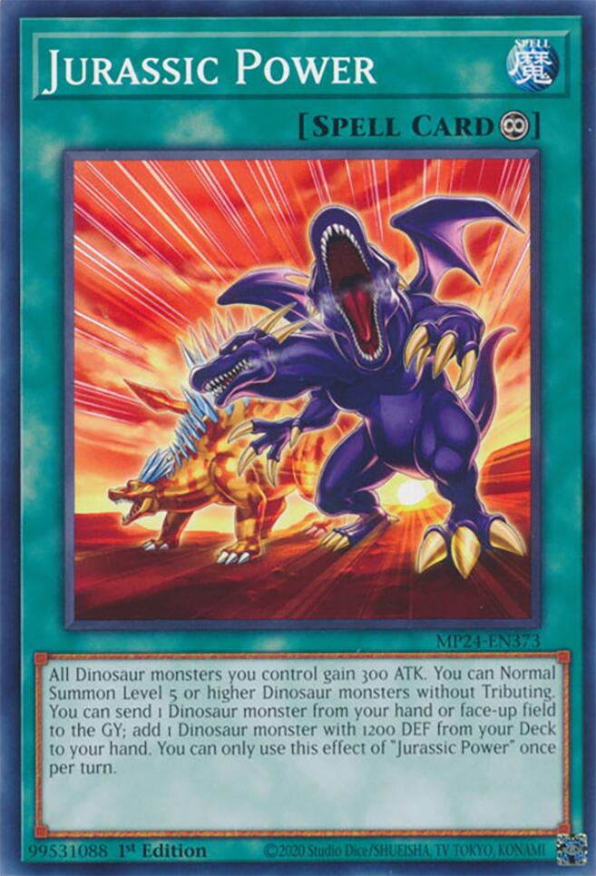 Jurassic Power (MP24-EN373) - 25th Anniversary Tin: Dueling Mirrors 1st Edition