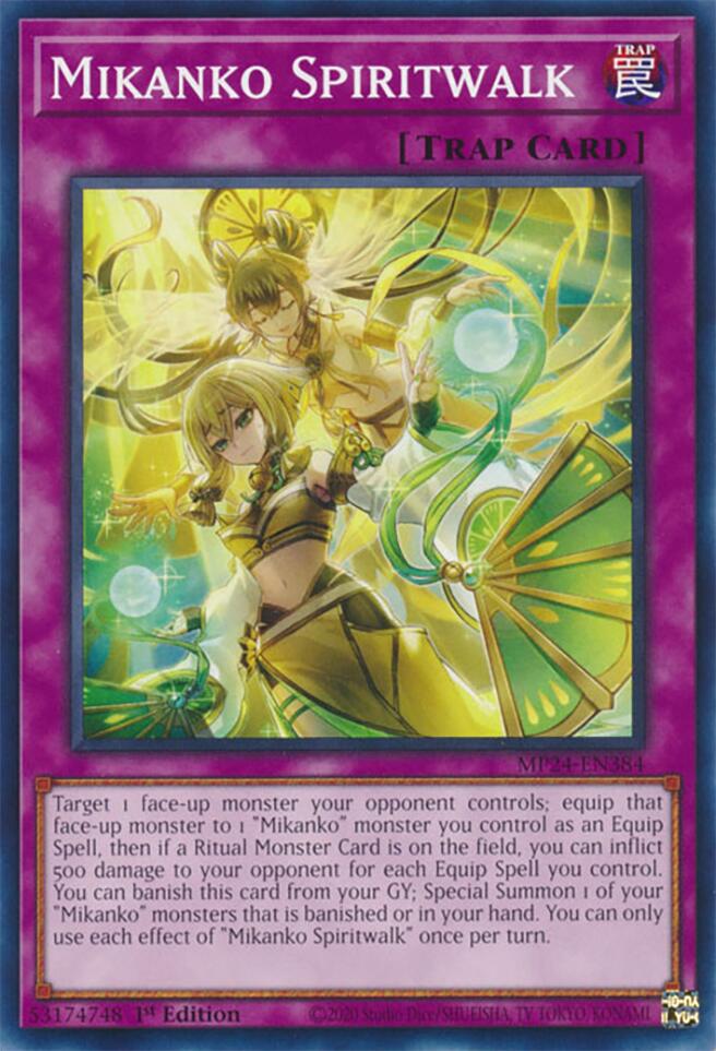 Mikanko Spiritwalk (MP24-EN384) - 25th Anniversary Tin: Dueling Mirrors 1st Edition