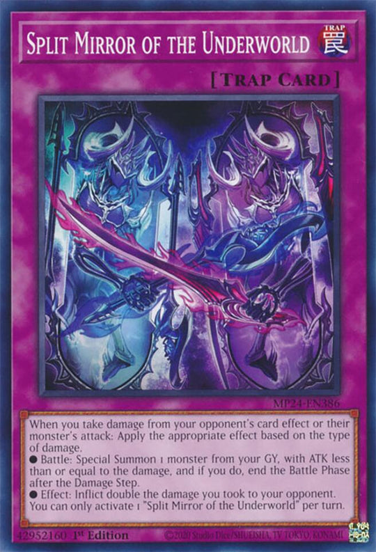 Split Mirror of the Underworld (MP24-EN386) - 25th Anniversary Tin: Dueling Mirrors 1st Edition