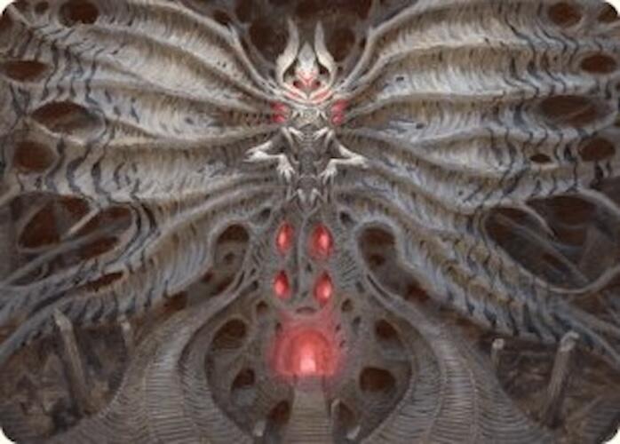 Valgavoth, Terror Eater Art Card [Duskmourn: House of Horror Art Series] | The CG Realm