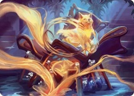 Inquisitive Glimmer Art Card (ASDSK-017) - Art Series: Duskmourn: House of Horror